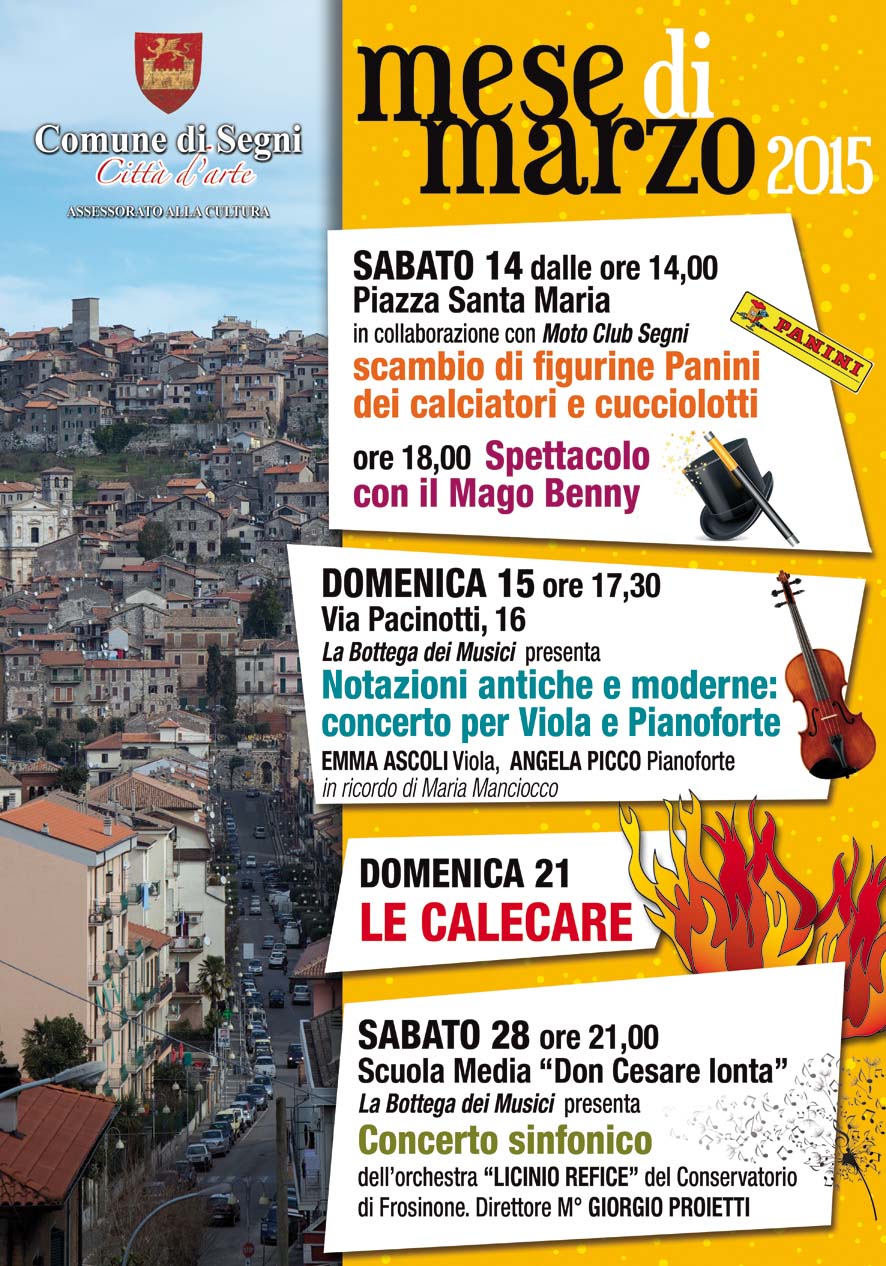 Programma mese di Marzo 2015